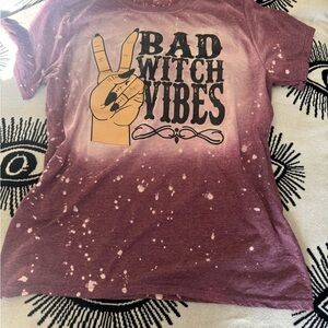 Gildan Purple 'Bad Witch Vibes' Short Sleeve Tee